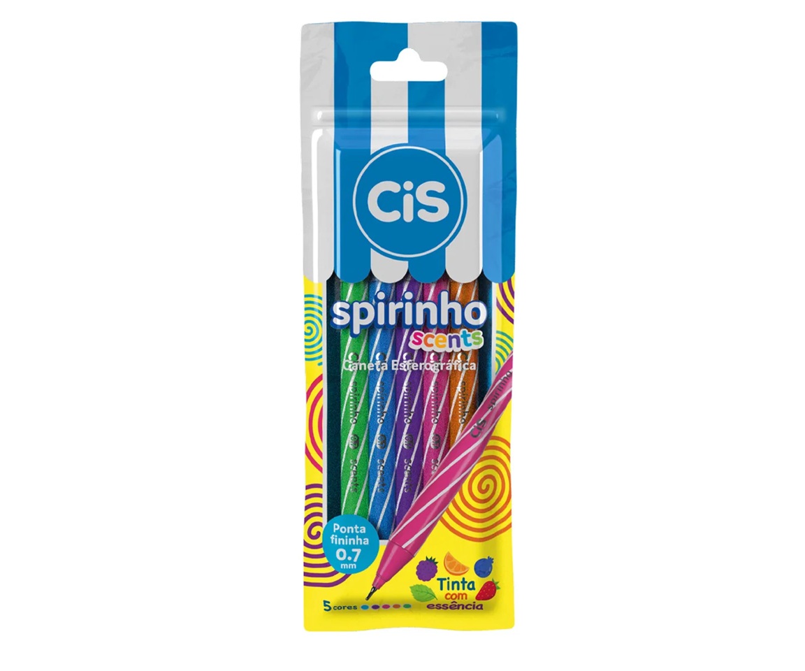Caneta Esferográfica Spirinho Scents 0.7m...