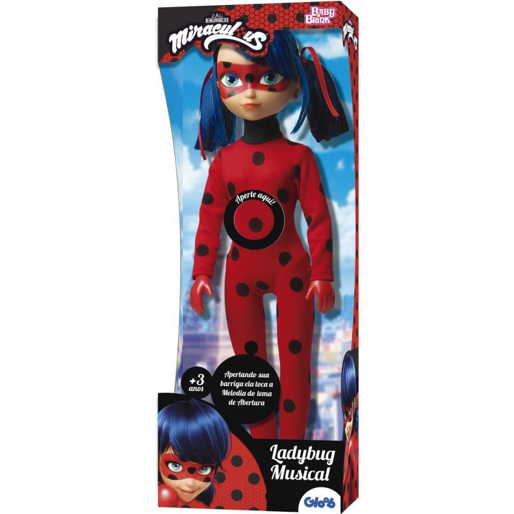 BONECA COM MECANISMO LADYBUG MIRACULOUS M...