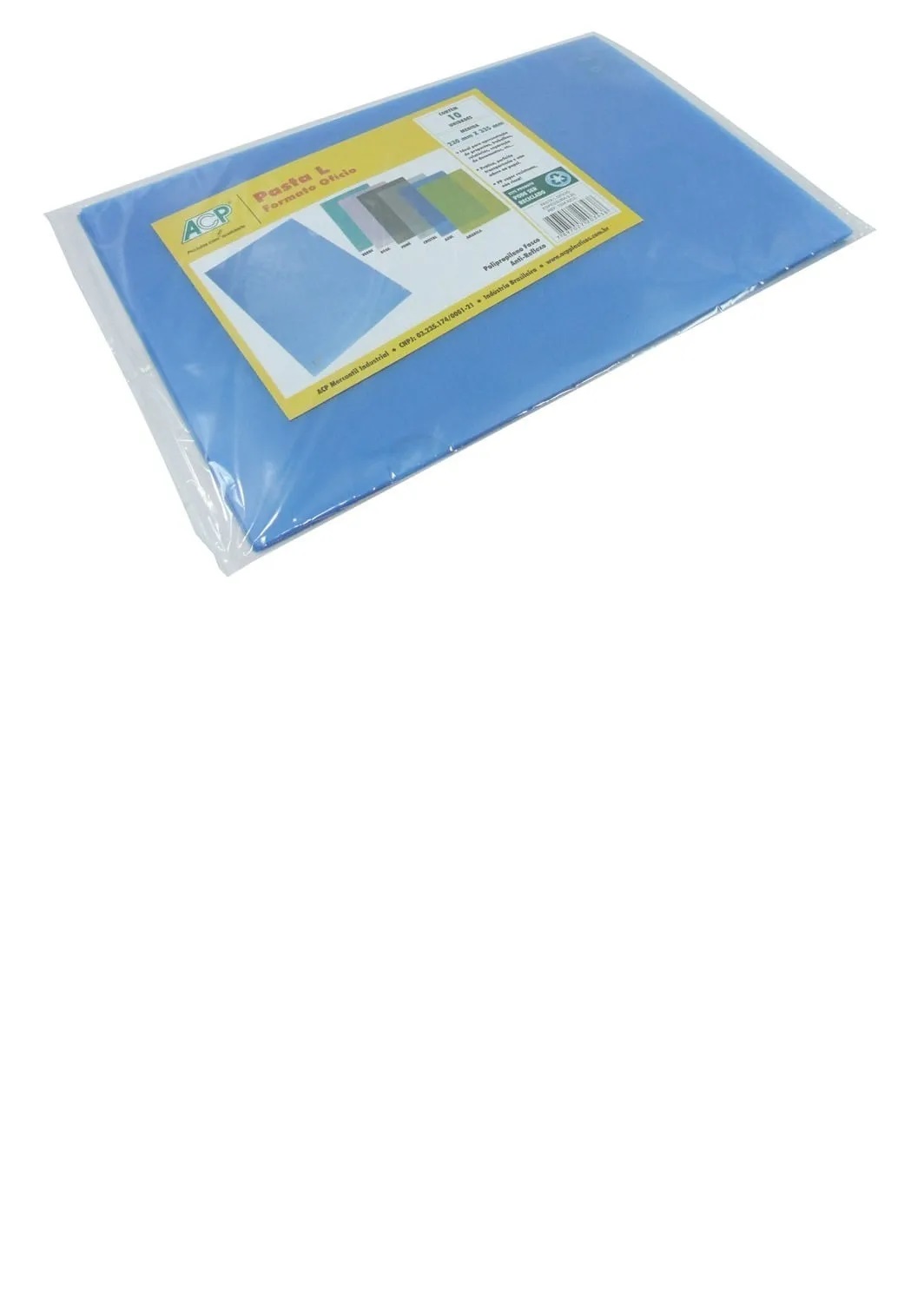 Pasta Em L A4 Para Proteção De Documentos...