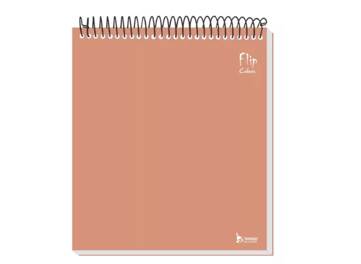 Caderno Flip Colors p Canhoto 80 Folhas -...