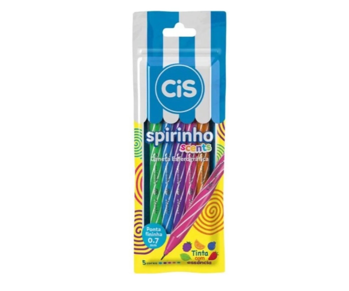 Caneta Esferográfica Cis Spirinho Scents ...