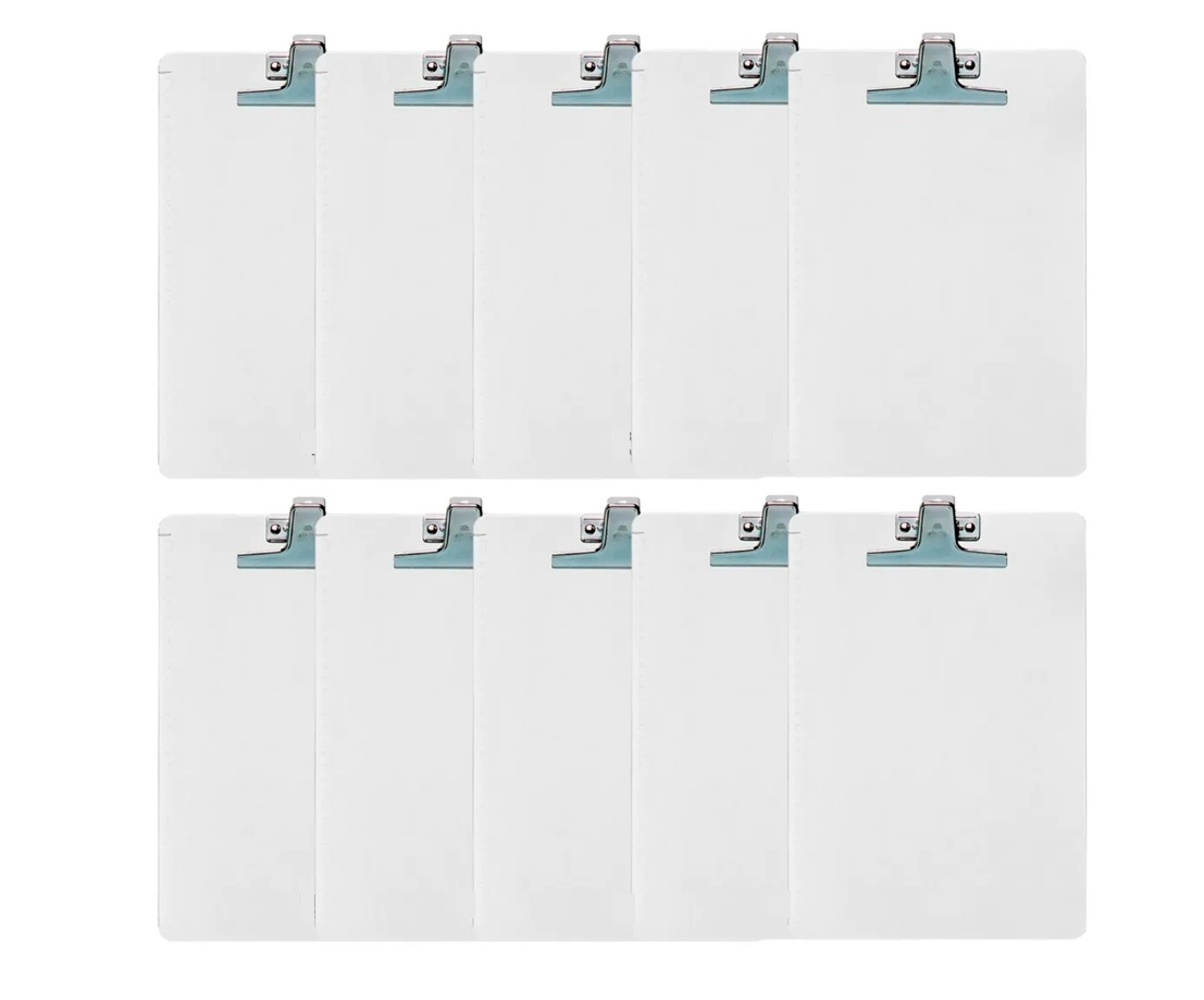 Kit 10 Prancheta Acrílico A4 Cristal Garr...