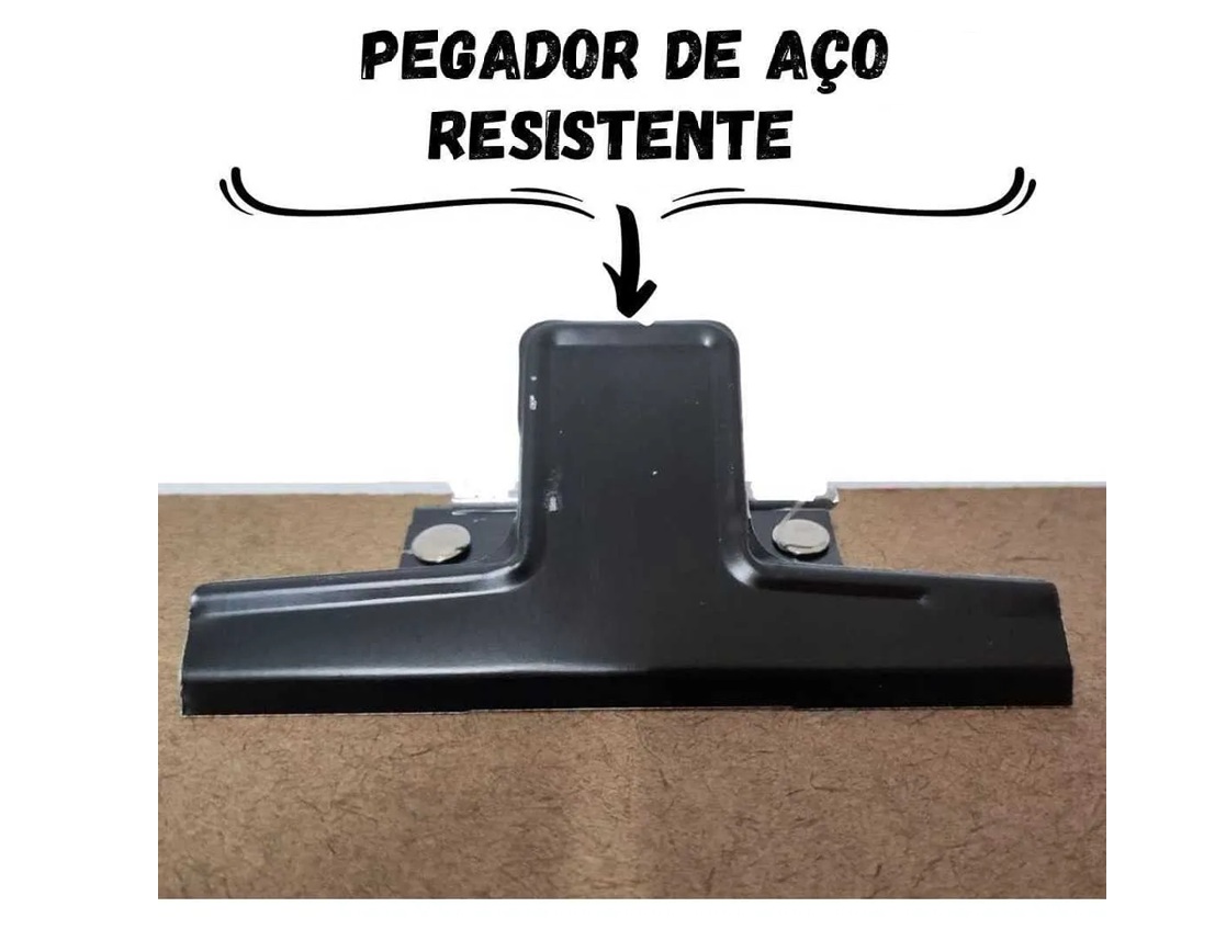 Kit 10 Pranchetas Madeira A4 Oficio Prend...