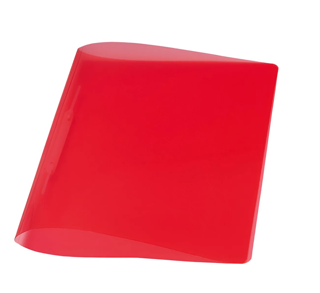 Pasta Grampo Trilho Plástico Vermelho 10 ...