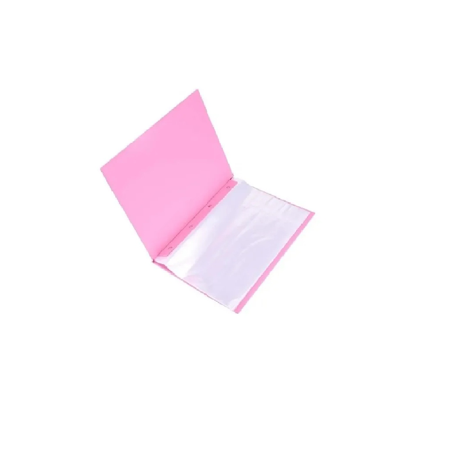 Pasta Catalogo Rosa Com 20 Envelopes Plás...