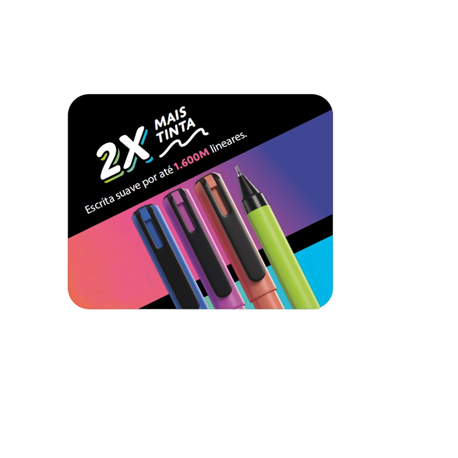 Kit Caneta Esferográfica Move 0.7mm 5 Cores