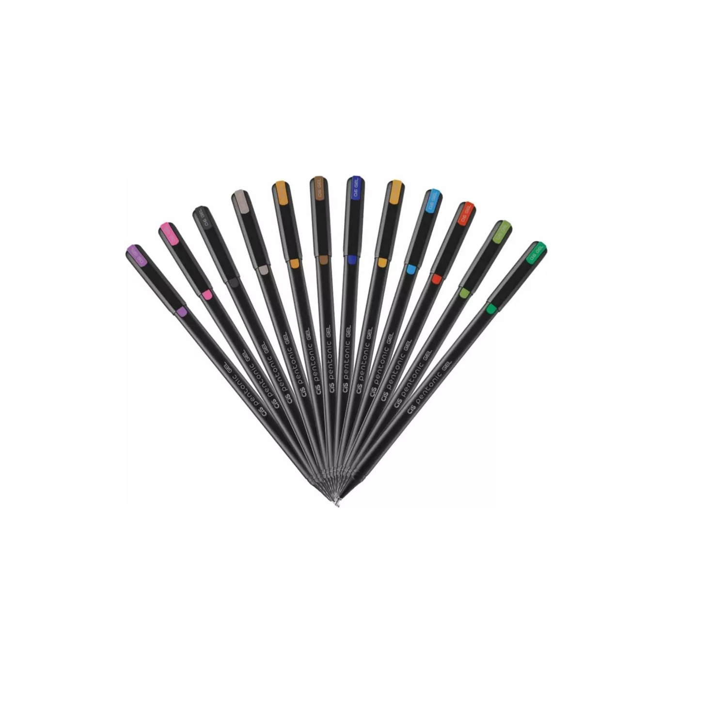Kit Caneta Gel Pentonic 12 Cores - Cis