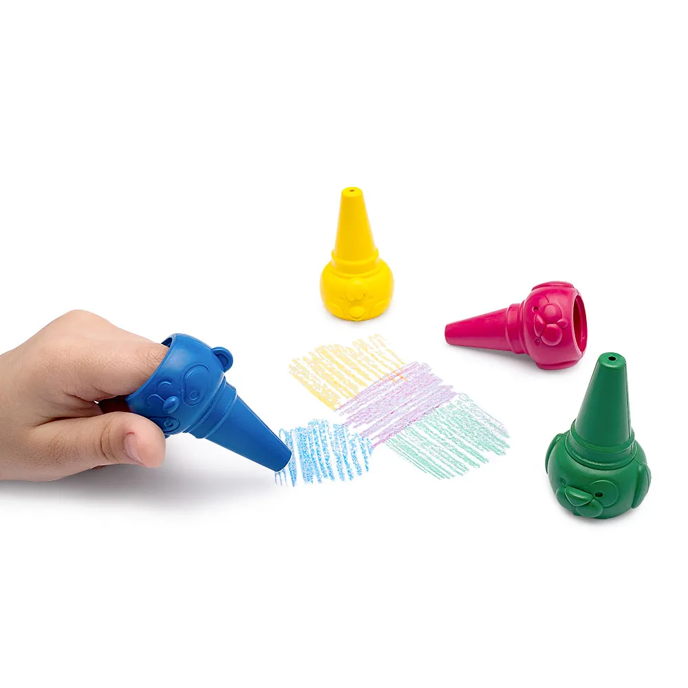 Giz de Cera encaixa no Dedo Color Joy - c...