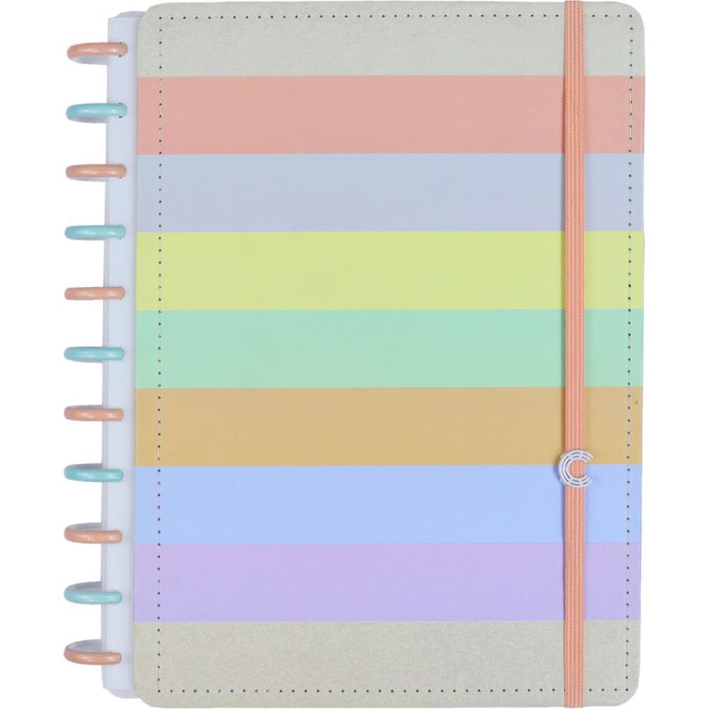 CADERNO INTELIGENTE G+ ARCO IRIS PASTEL 1...