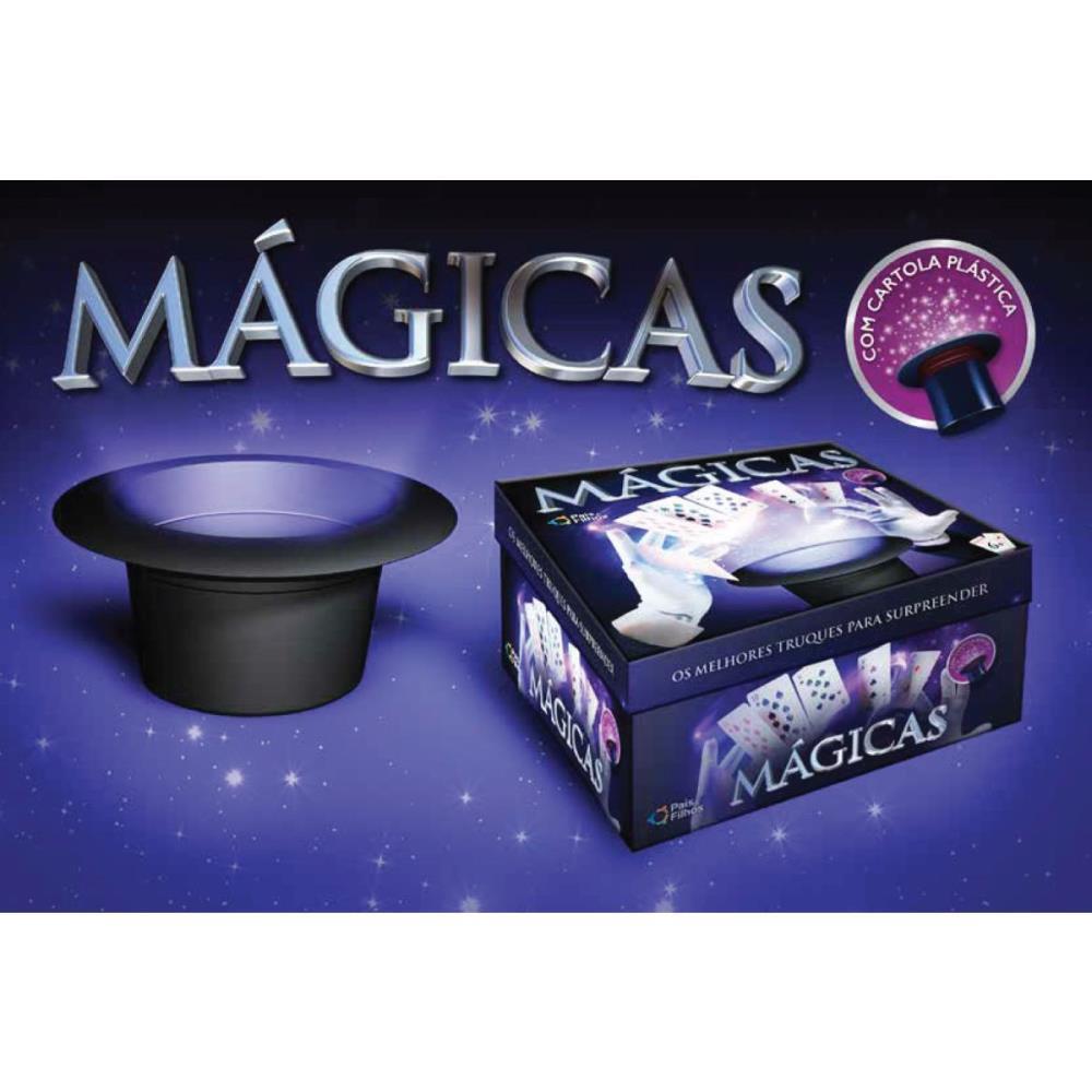 JOGO DIVERSO MAGICA C/CARTOLA PLASTICA