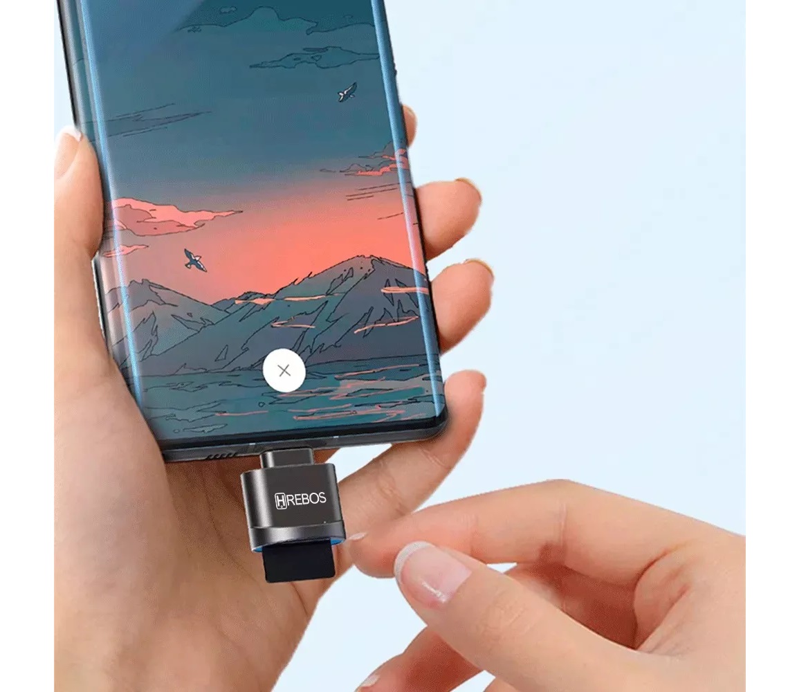 Mini Leitor Cartão Micro Sd Tipo C