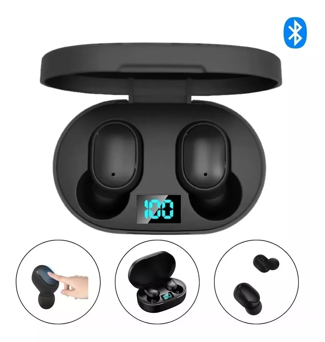 Fone De Ouvido Sem Fio Duplo Bluetooth Ga...