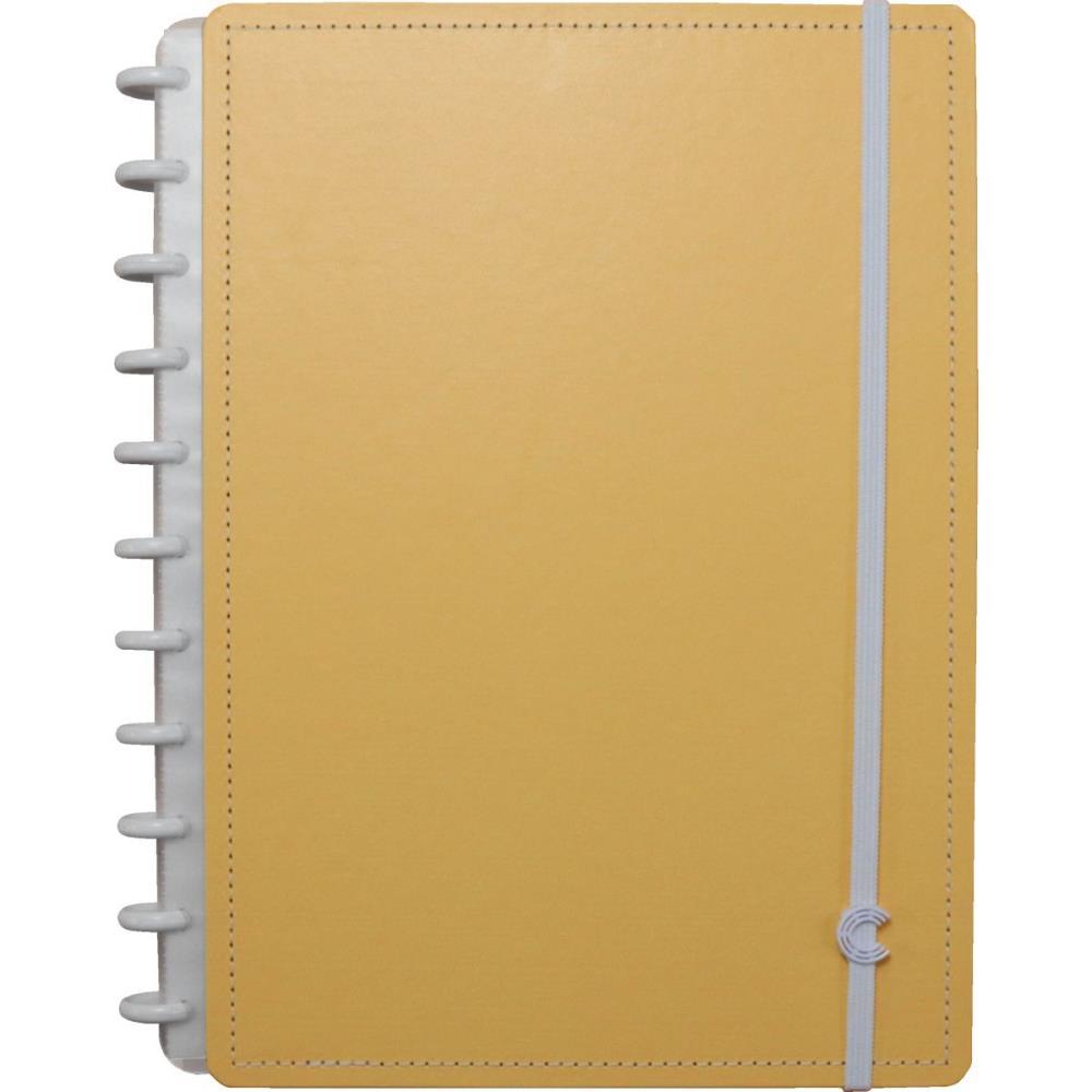 CADERNO INTELIGENTE GRANDE LARANJA PASTEL...