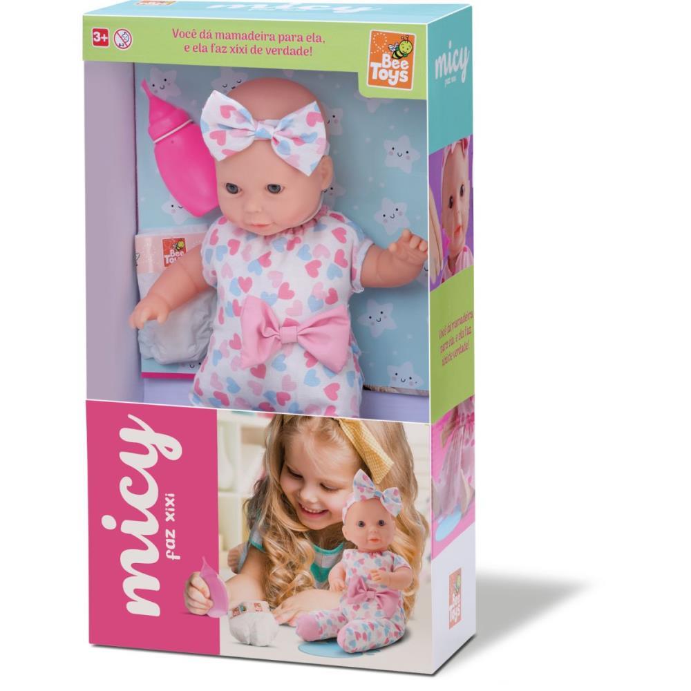 BONECA COM MECANISMO MICY FAZ XIXI C/ACES...