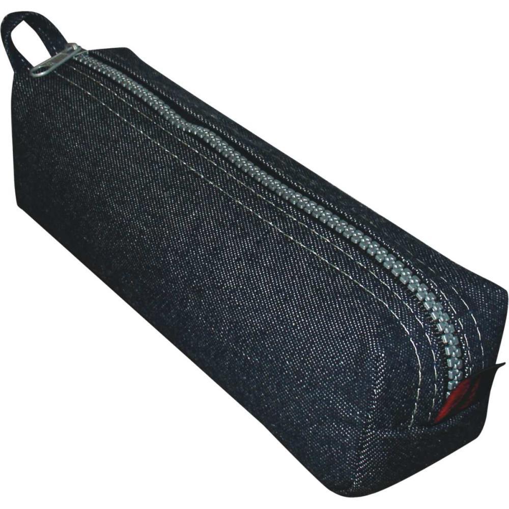 ESTOJO JEANS INDIGO GRANDE C/ZIP.TRATOR
