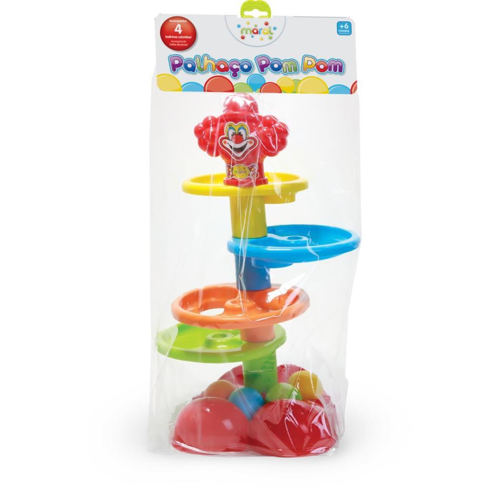 BRINQUEDO EDUCATIVO PALHACO POM POM