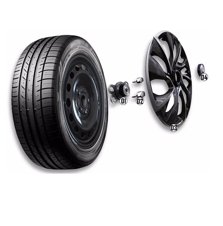 Jogo de Calotas Aro 15 Esportiva Ds4 Vw G...