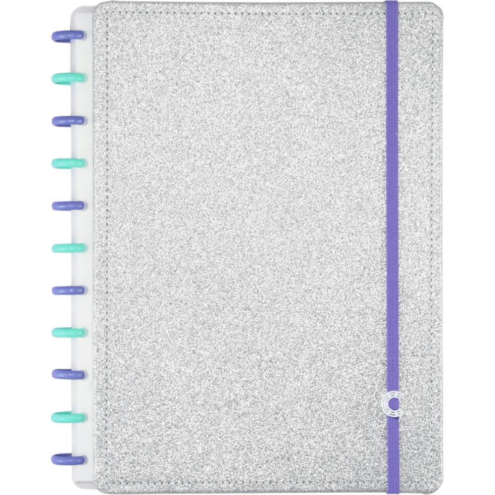 CADERNO INTELIGENTE GRANDE LETS GLITTER S...