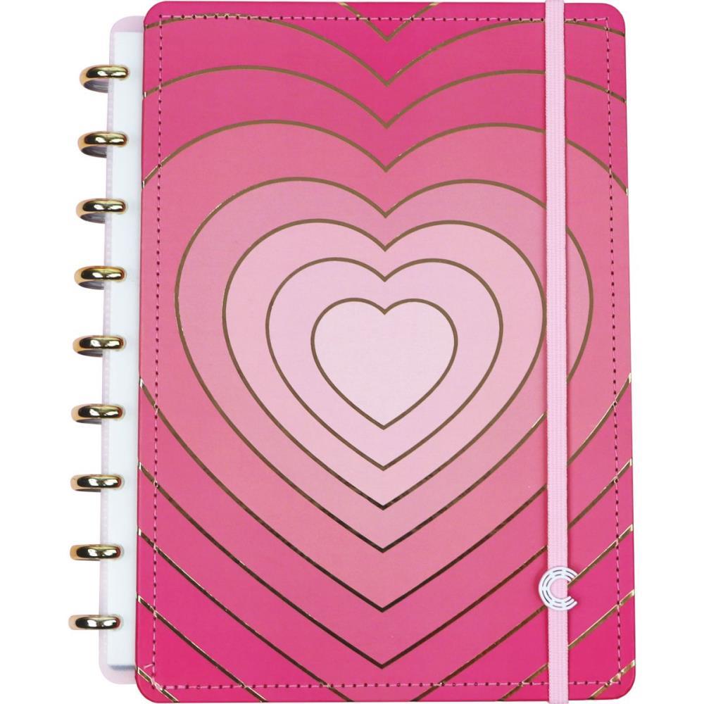 CADERNO INTELIGENTE MEDIO GOLDEN LOVE 80FLS