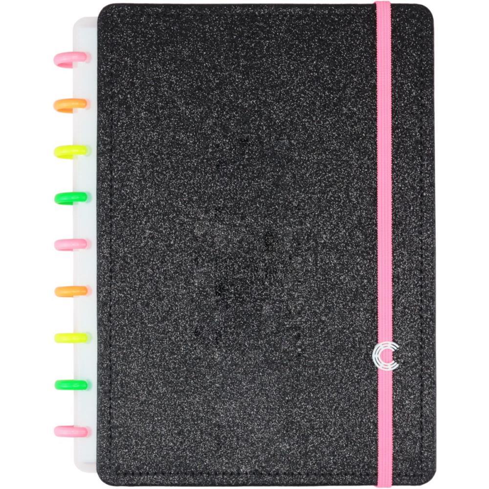 CADERNO INTELIGENTE MEDIO LETS GLITTER NE...