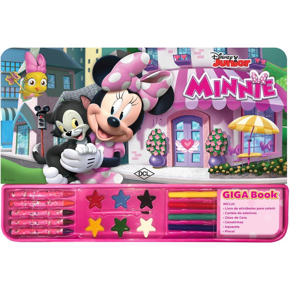 LIVRO INFANTIL COLORIR MINNIE GIGA BOOK 4...