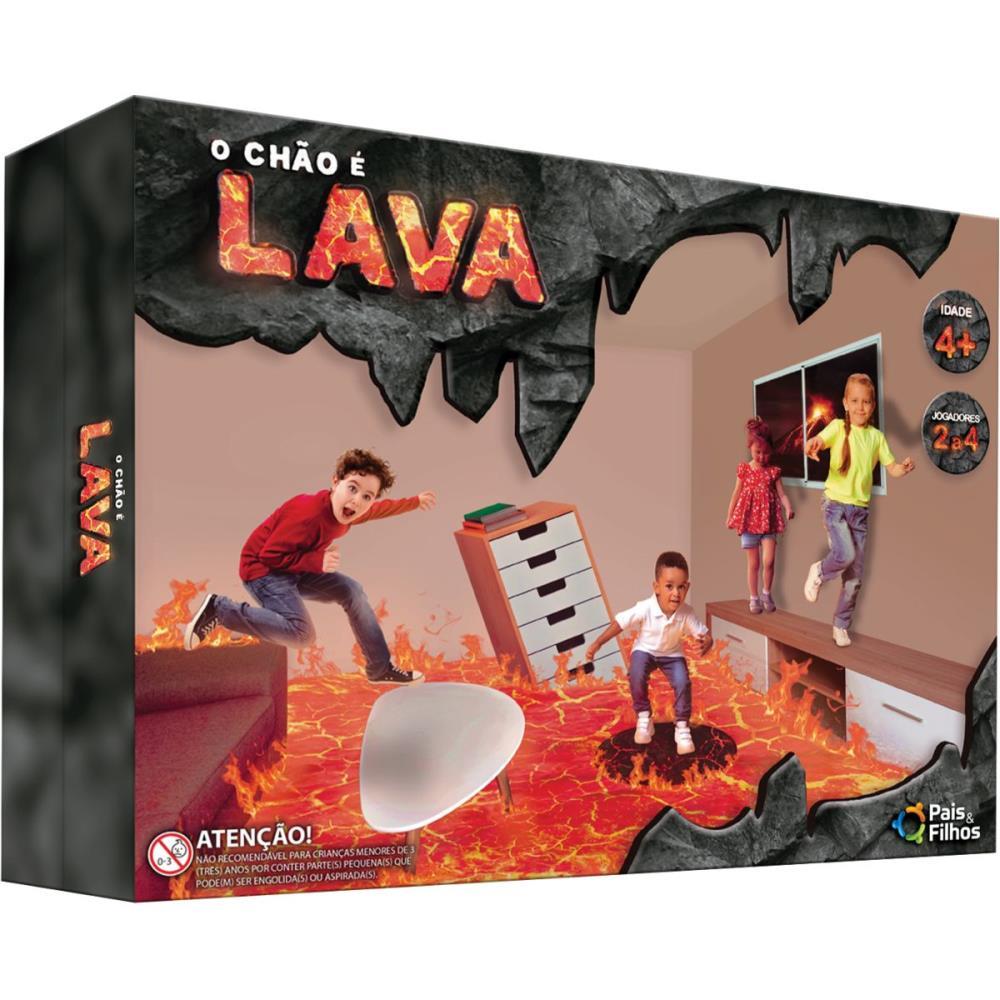JOGO DE TABULEIRO O CHAO E LAVA TOP LINE