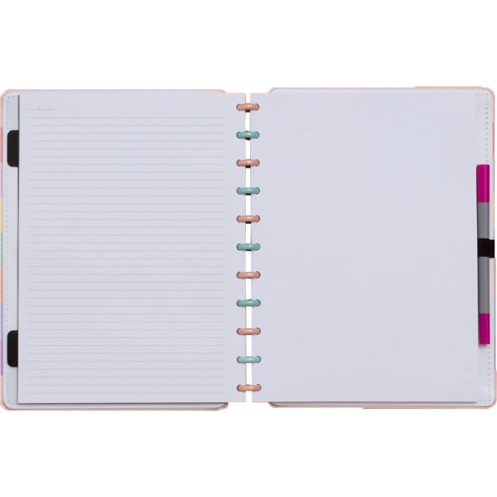 CADERNO INTELIGENTE GRANDE ARCO-IRIS PAST...