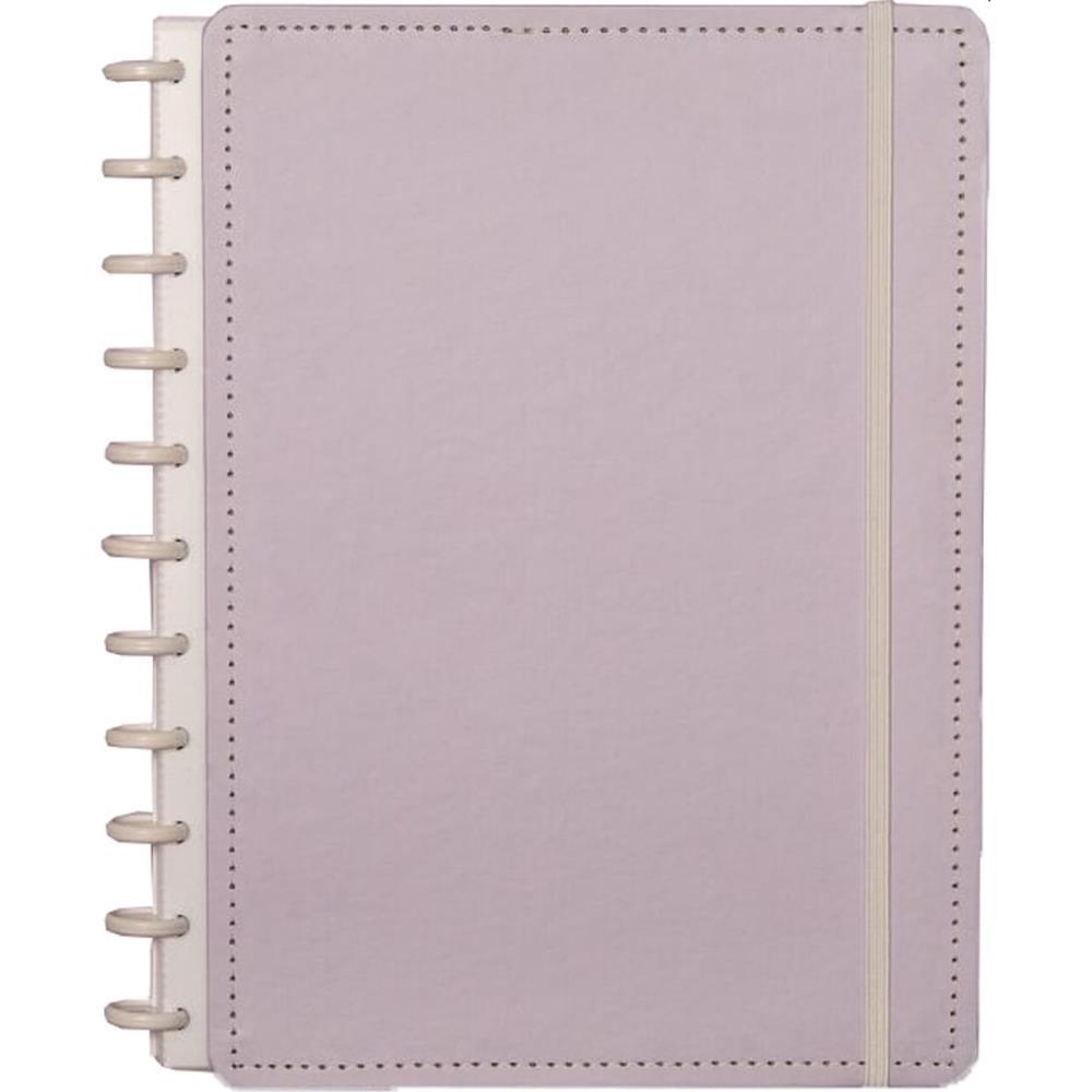 CADERNO INTELIGENTE GRANDE LILAS PASTEL 8...