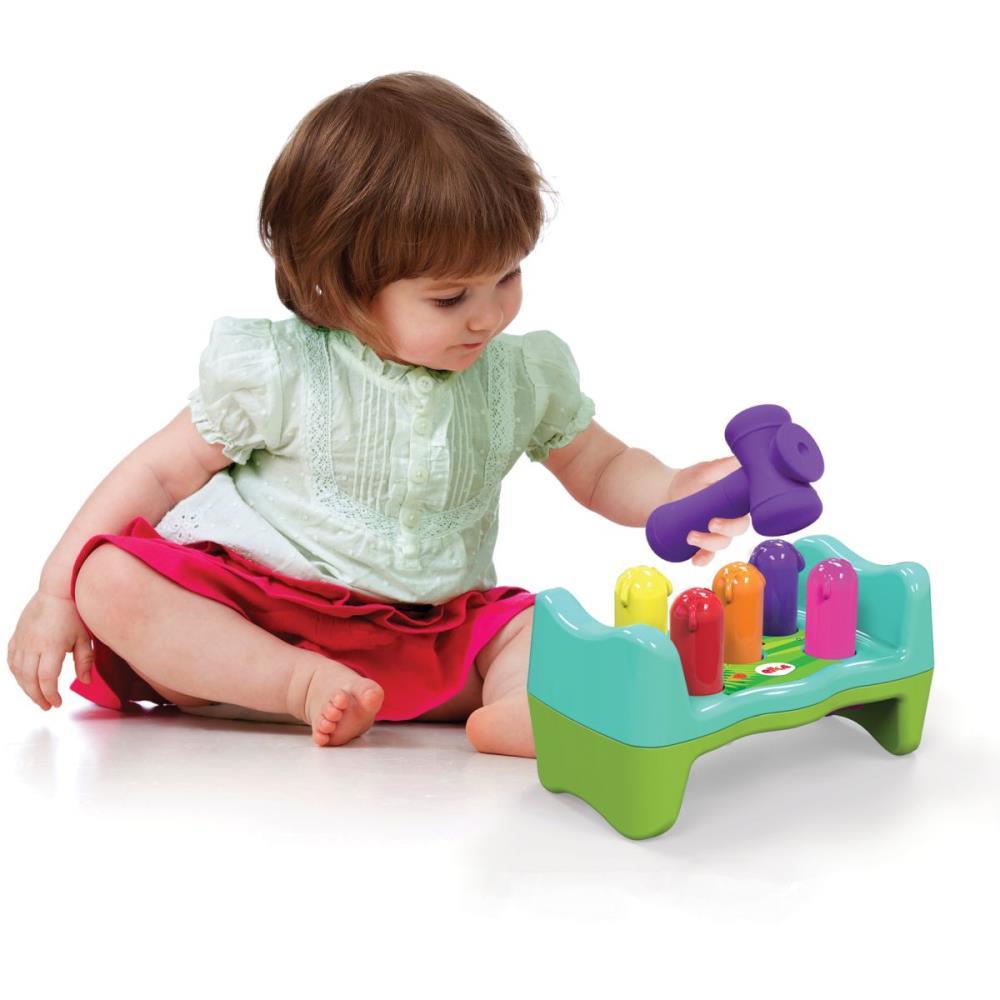 BRINQUEDO PARA BEBE BATE REBATE MINHOQUINHAS