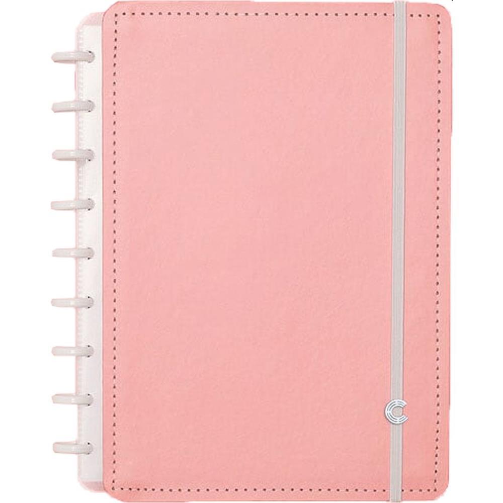 CADERNO INTELIGENTE MEDIO ROSE PASTEL 80FLS.