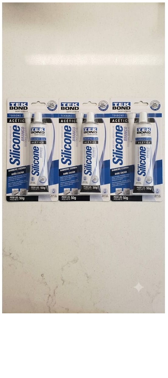 Adesivo Silicone Tekbond Acético Branco B...