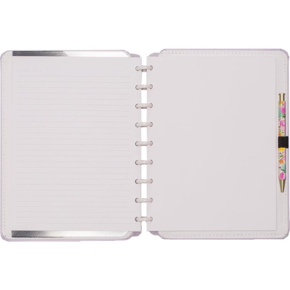 CADERNO INTELIGENTE MEDIO LILAS PASTEL 80...