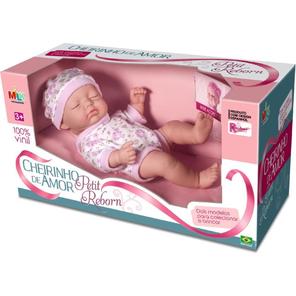 BONECA CHEIRINHO DE AMOR REBORN DORMI