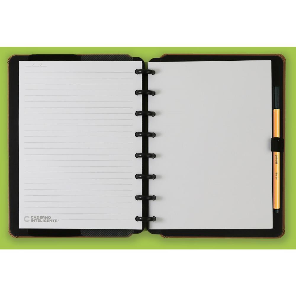 CADERNO INTELIGENTE MEDIO CARAMEL 80FLS.