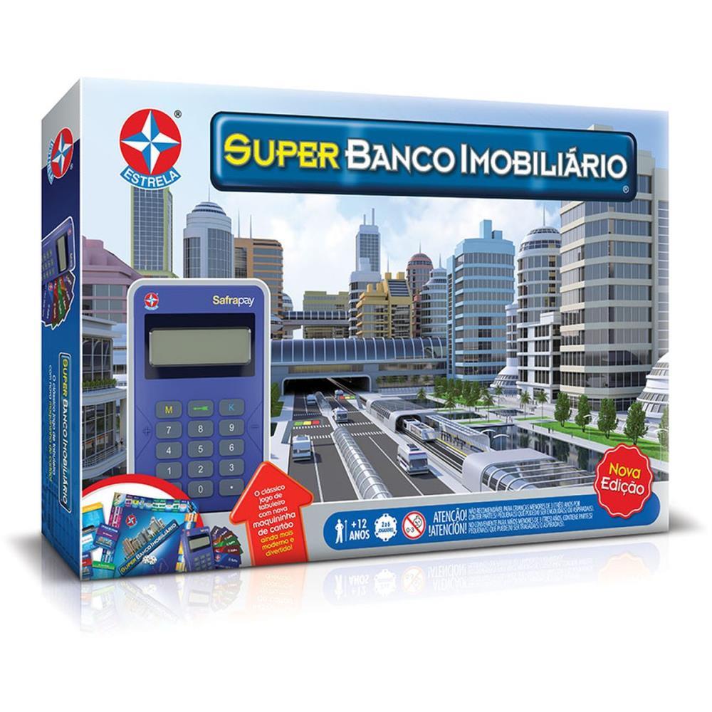 JOGO DE TABULEIRO BANCO IMOBILIARIO SUPER