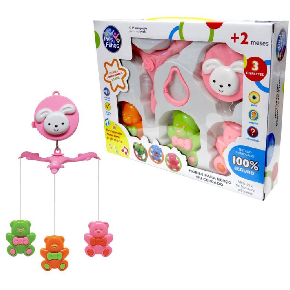 BRINQUEDO PARA BEBE MOBILE P/BERCO URSO M...