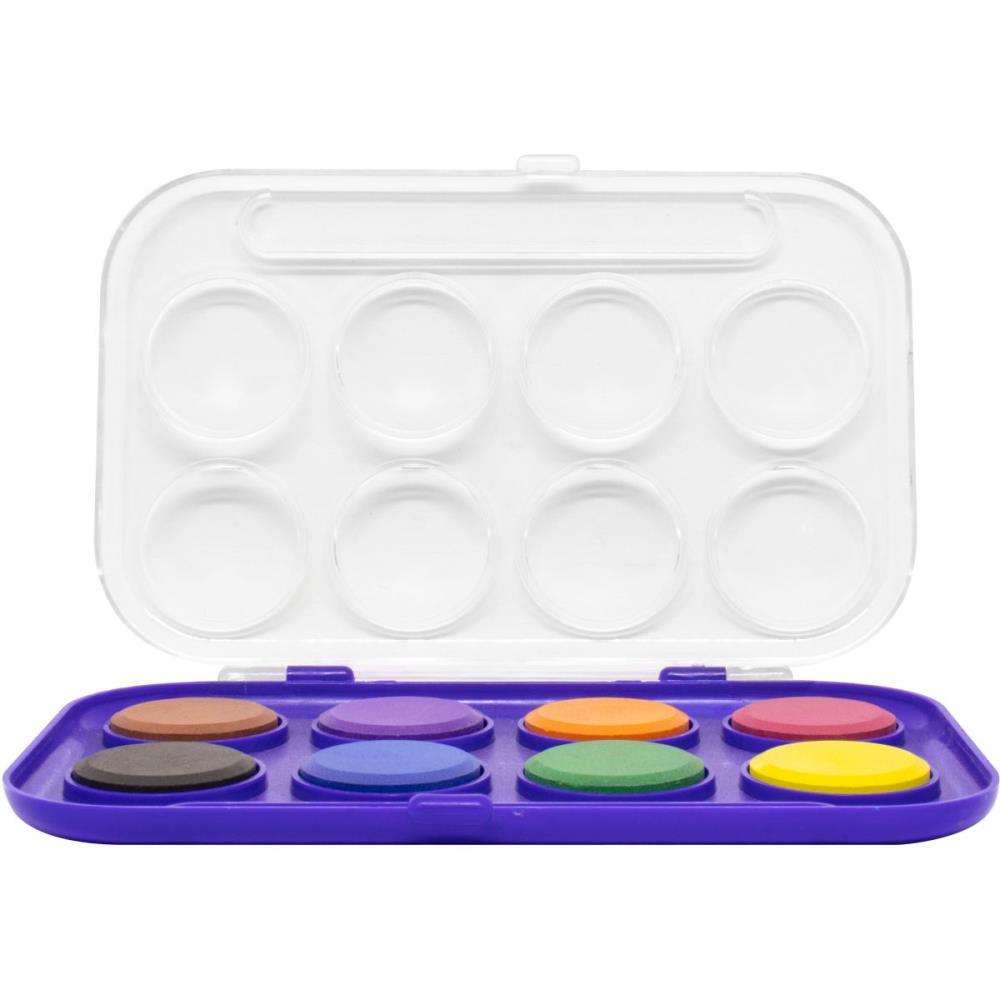AQUARELA ESCOLAR CIS ESTOJO 8 CORES