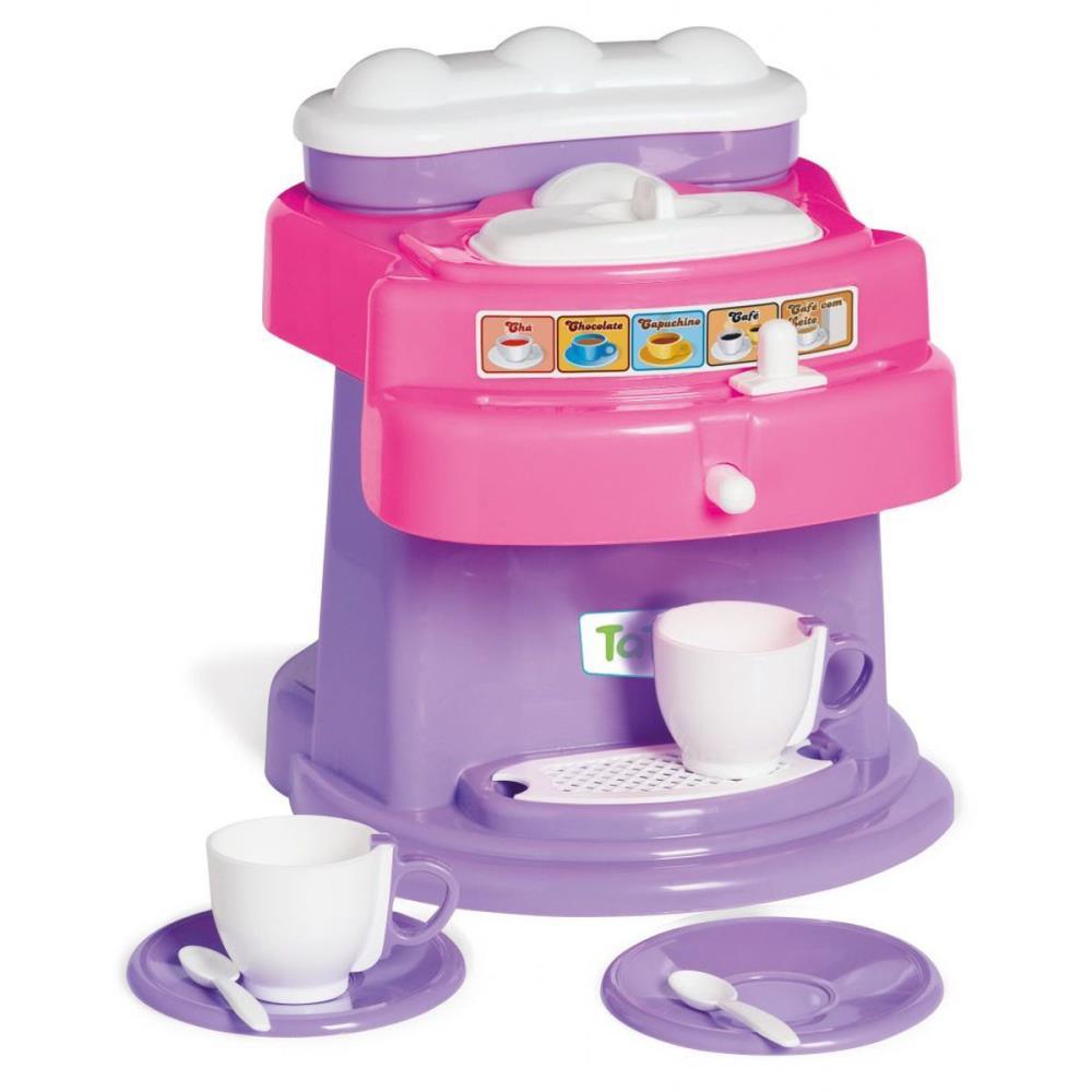 BRINCANDO DE CASINHA MAQUINA DE SUCO E CAFE