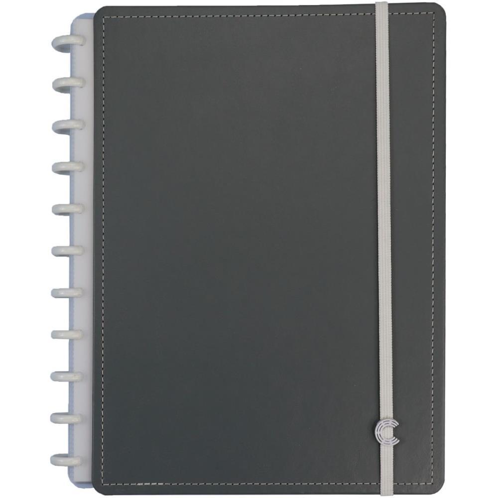 CADERNO INTELIGENTE GRANDE COOL GREY 80FLS.