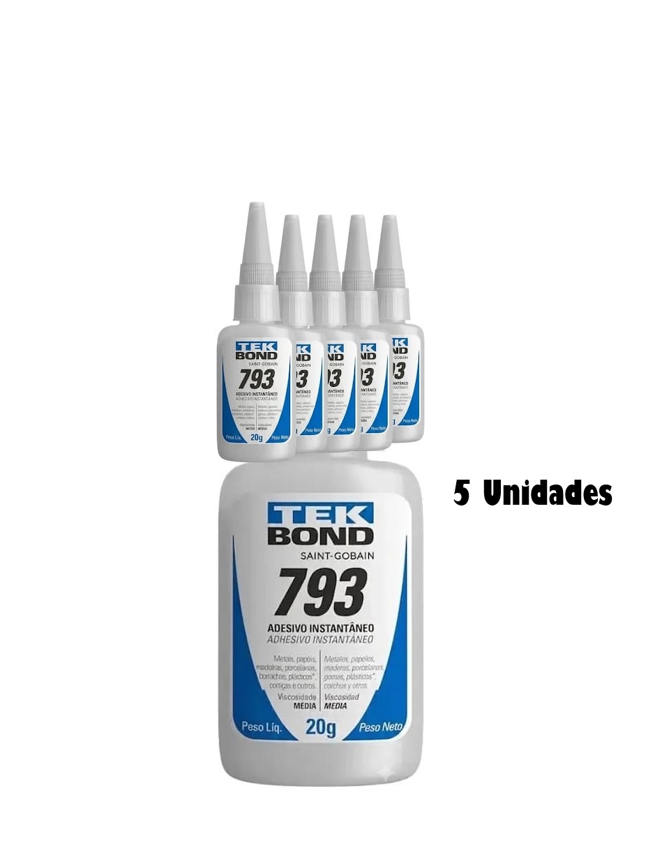 Adesivo Instantâneo Tekbond 793 20g Artes...