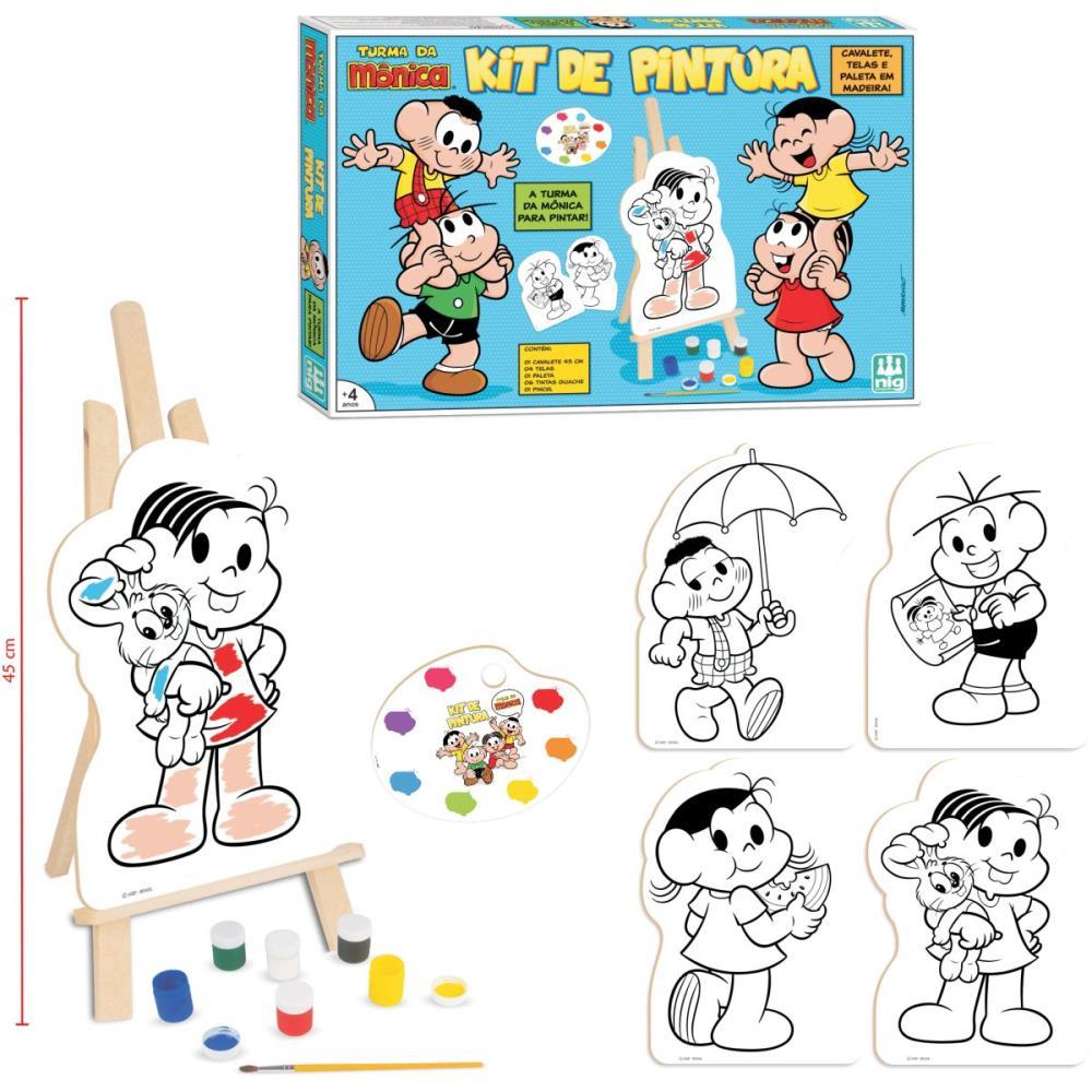 BRINQUEDO PARA COLORIR T.DA MONICA KIT DE...