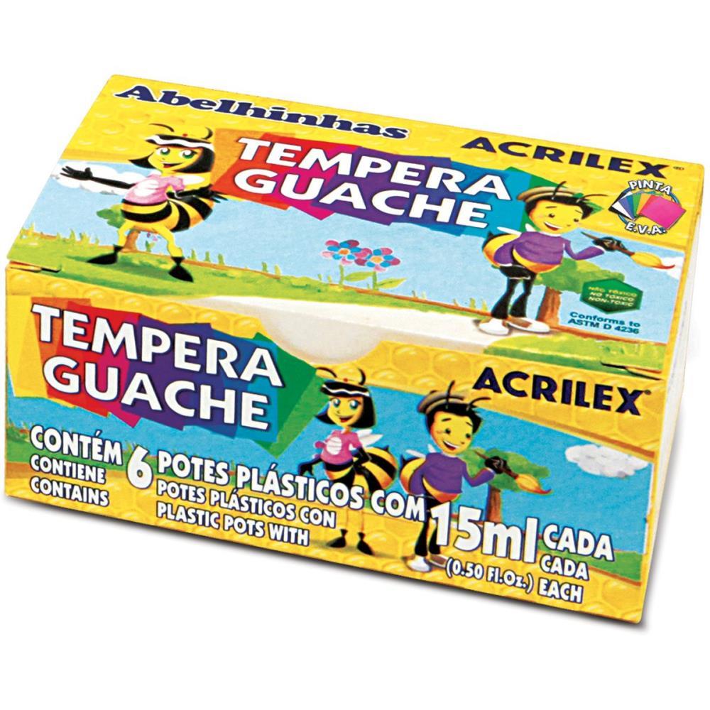 TINTA GUACHE 015ML 06 CORES
