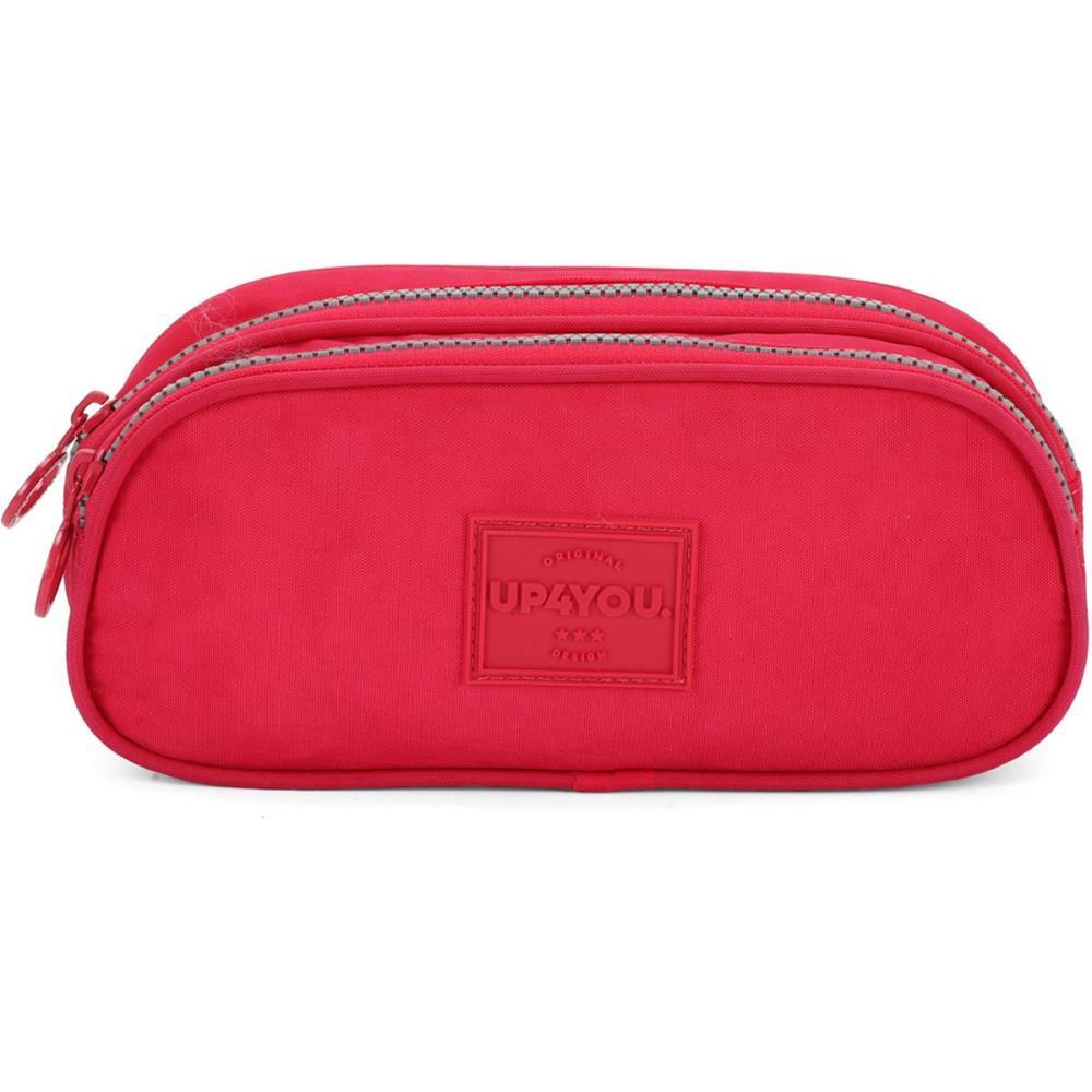 ESTOJO TECIDO UP4YOU CRINKLE 2ZIPERES PINK