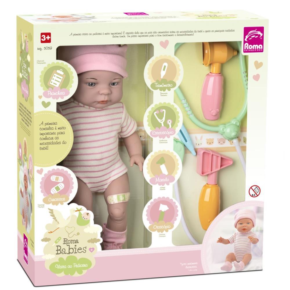 BONECA ROMA BABIES VISITA AO PEDIATRA