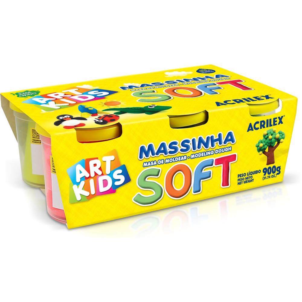 MASSA PARA MODELAR SOFT 150G.C/06 COR.FL....