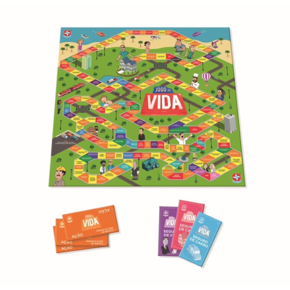 JOGO DE TABULEIRO JOGO DA VIDA A PARTIR D...