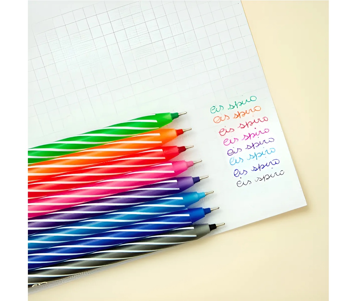 Kit com 24 Canetas Cores Sortidas Esferog...