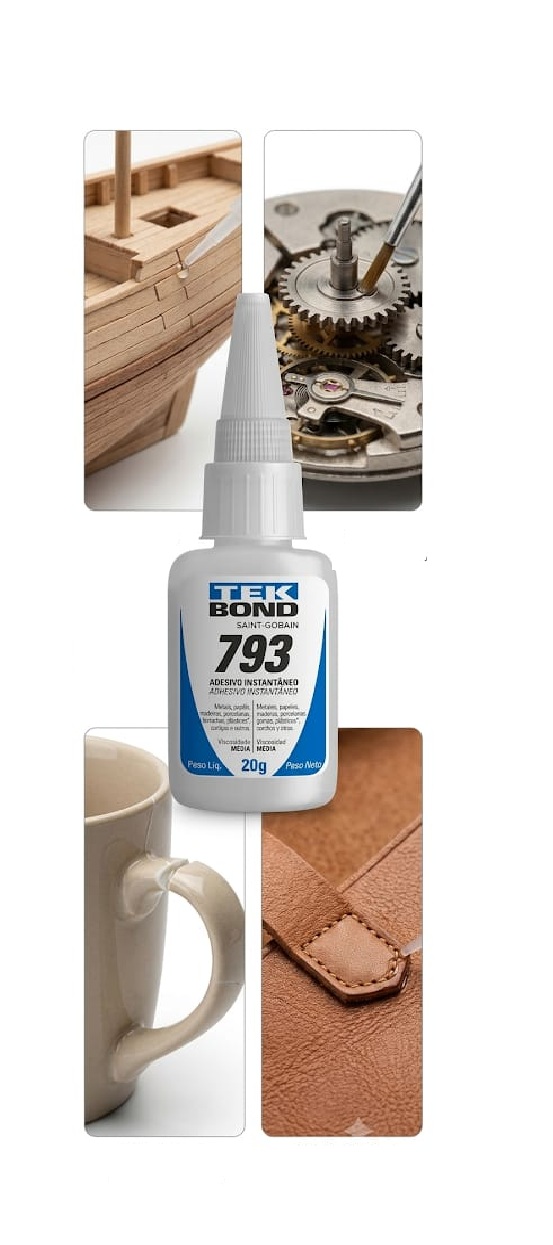 Cola Tudo Tekbond 793 20g Reparo Rápido P...