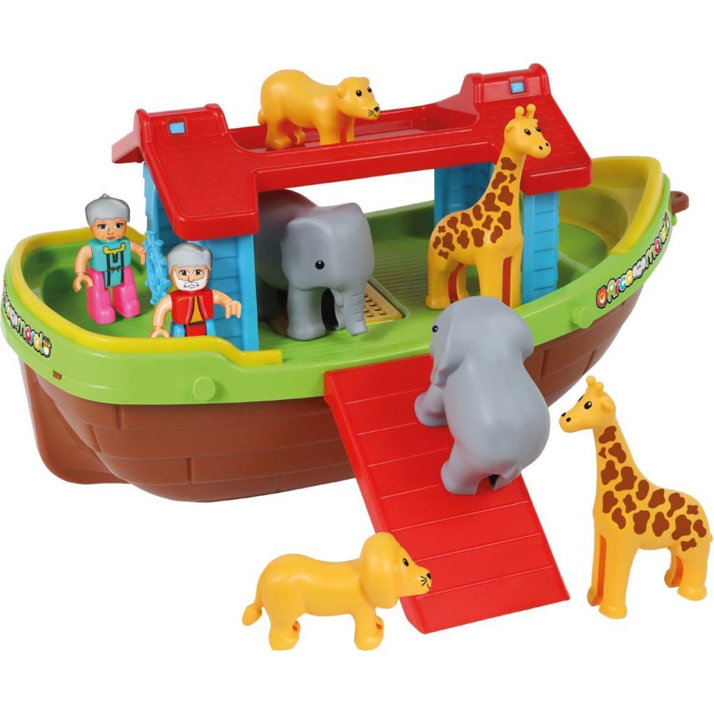 BRINQUEDO EDUCATIVO BARCO ARCA DE NOE C/B...