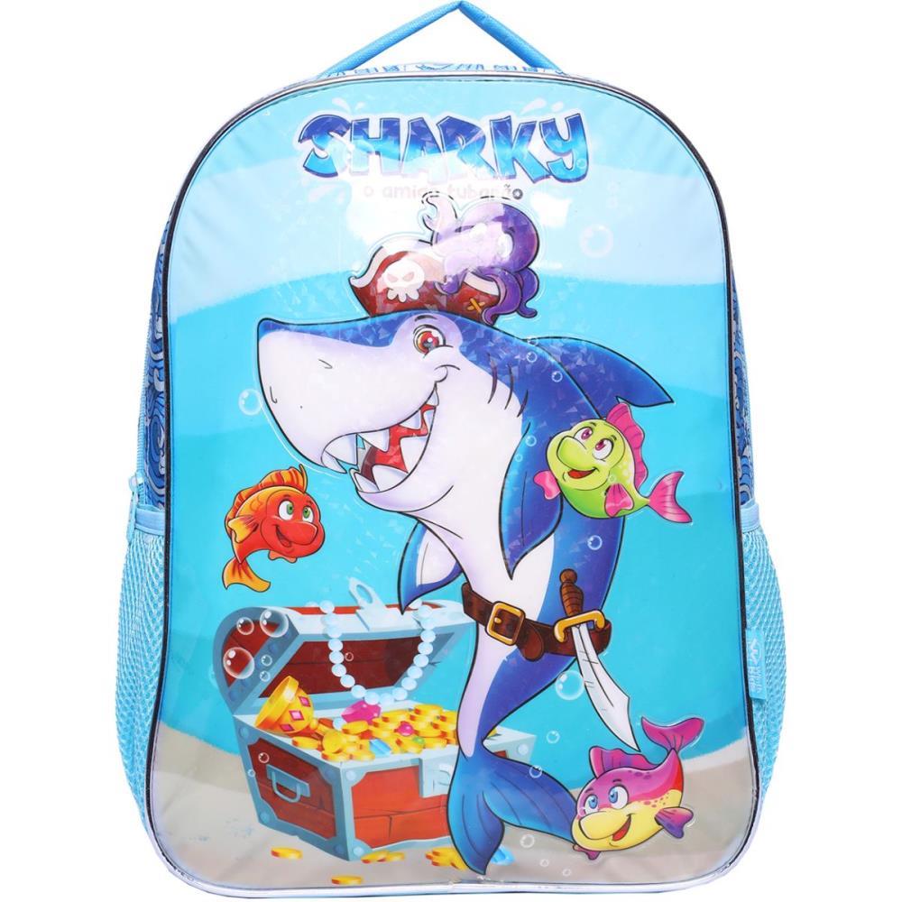 MOCHILA INFANTIL O AMIGO SHARKY GD (S)